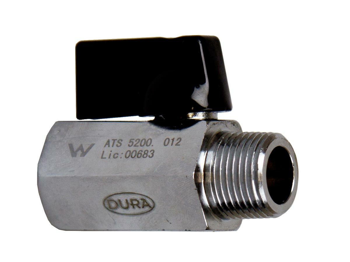 Dura Eagle Mini Ball Valve Male & Female Tested 6mm from Reece