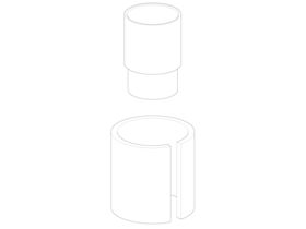 Geberit Sigma Flush Pipe Adaptor 75mm