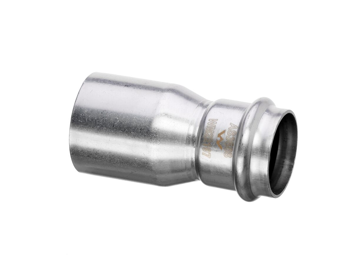 B-Press Stainless Steel Fitting Reducer 54mm x 28mm