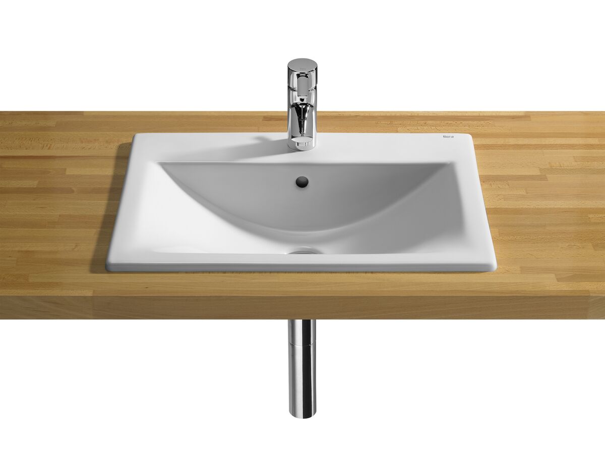 Diverta Inset Basin 1 Taphole 550mm White