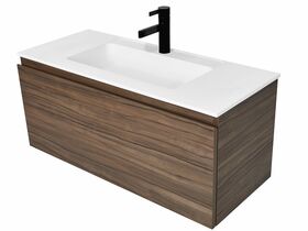 Tasca Slimline Wall Hung Vanity Unit Single Bowl 900mm