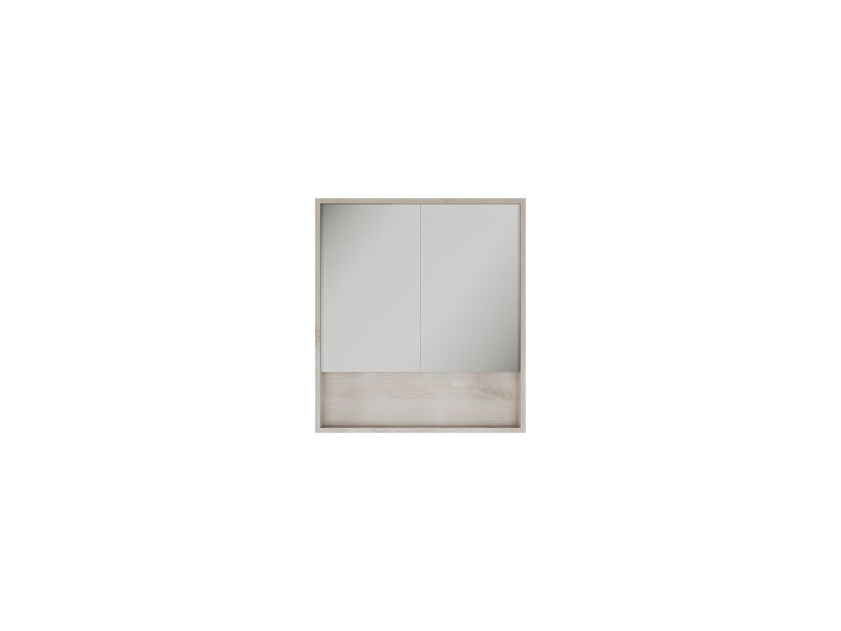 Kado Aspect 750mm Mirror Cabinet Two Doors With Shelf