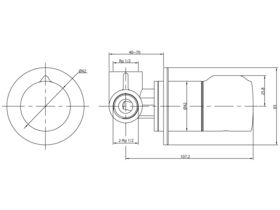 Milli Flow Shower Mixer Chrome