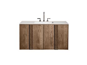 ISSY Adorn Undermount Wall Hung Vanity Unit with Two Doors & Internal Shelf with Grande Handle 150