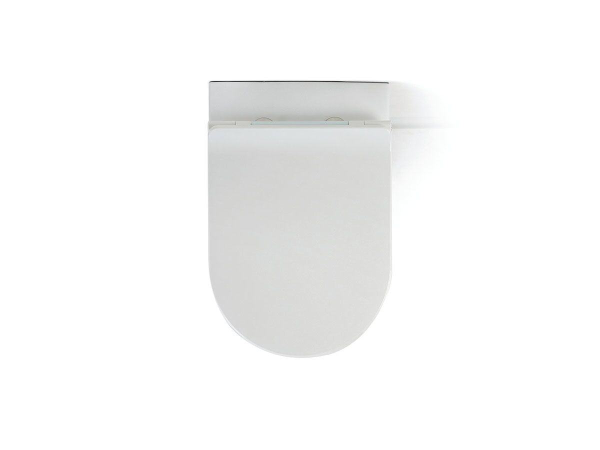 Kado Lux Back To Wall Pan with Soft Close Quick Release Seat Thin White (4 Star)