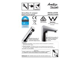 Technical Guide - Armitage Shanks Sensorflow 21 Deck Mounted Compact Basin Spout (6 Star)