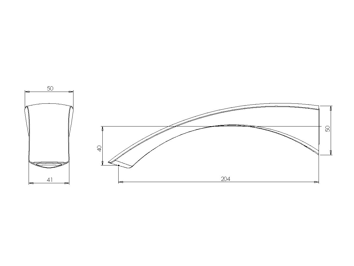 Phoenix Flow Sleek Wall Bath Outlet Chrome from Reece