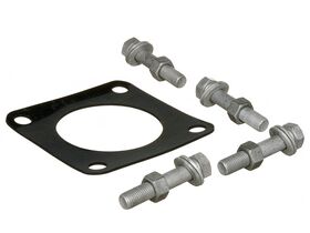100mm Flange Gasket KIT Square with Galvanized Bolts, Nuts & Washers