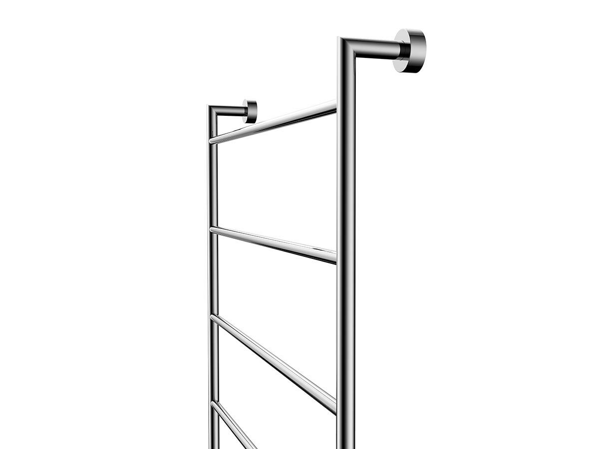 Mizu Drift Heated Towel Rail 760 x 1050mm Polished Stainless Steel from