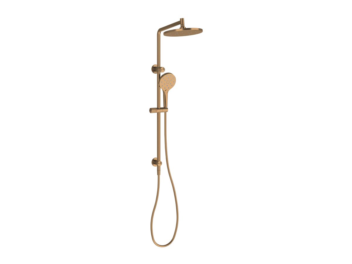 Hero - Milli Marq Edit Twin Rail Shower Brushed Bronze