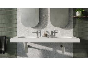 Milli Zato Basin Mixer Brushed Nickel