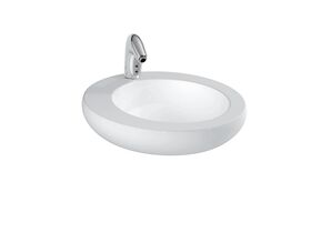 LAUFEN Alessi One Drop-In Basin 500x500 1 Taphole White