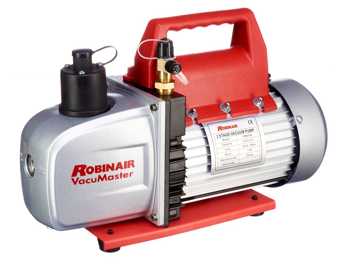 Robinair Vacumaster Two Stage Vacuum Pump 212 ltr/min 15801S2 from Reece