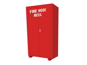 Fire Hose Reel Cabinet Freestanding with Legs