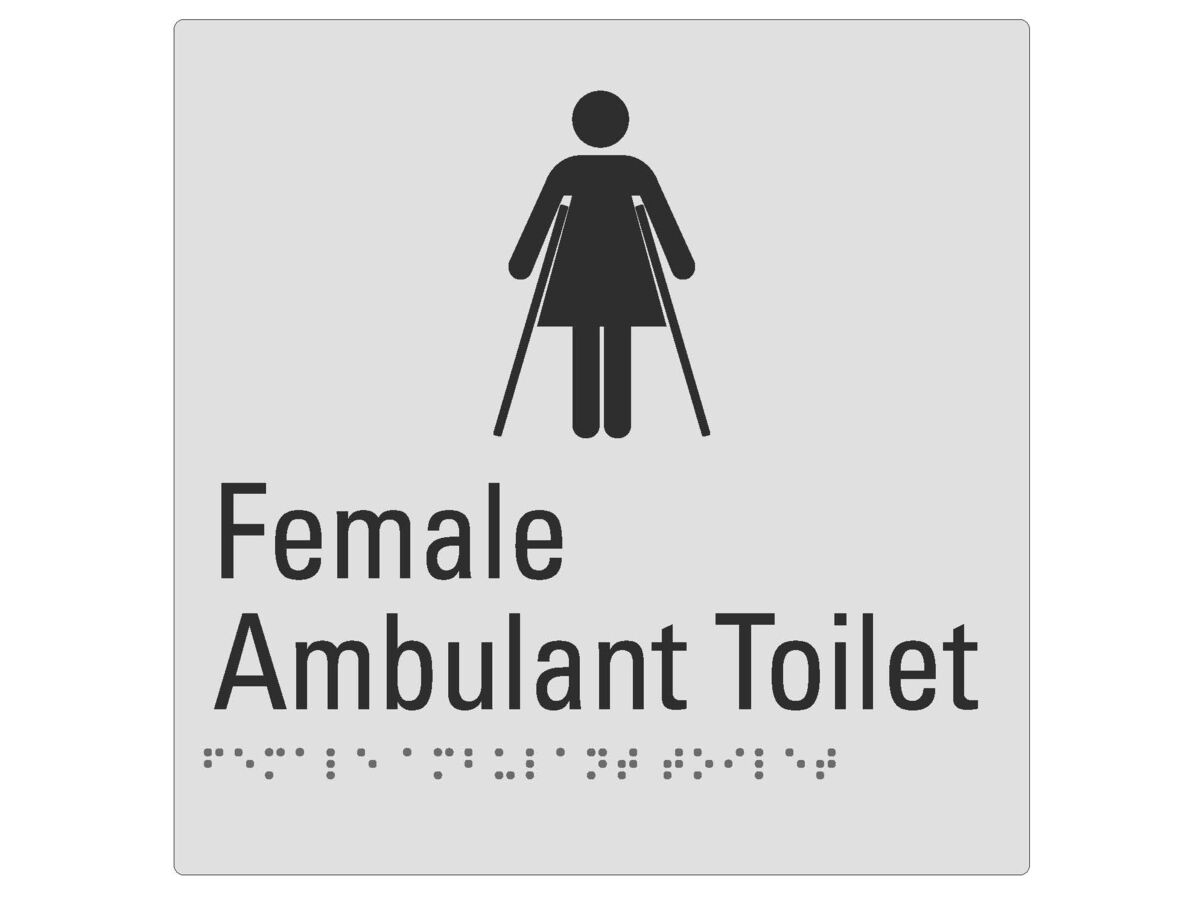 Budget Femaile Ambulant Tactile Sign