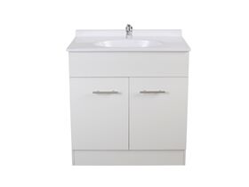 Base Vanity 2 Door 760mm White
