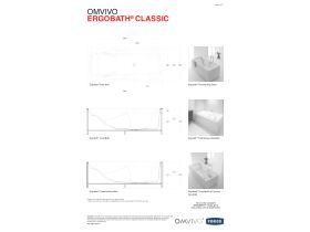 Technical Guide - Omvivo Ergobath Classic Freestanding Premium Spa, 6 Therapy Jets, 4 Harmony Jets, 4 Reflex Jets, 12 Hydro Air Jets 1800 x 800mm White