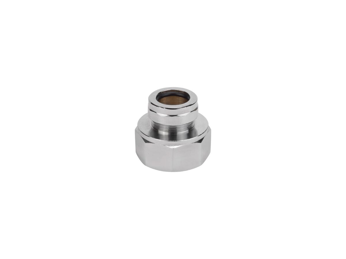 25mm Chrome Plated Compression Nut and Washer to suit Urinal