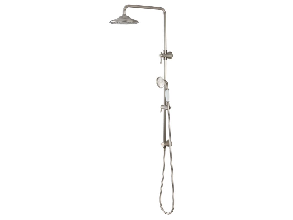 Kado Era Twin Rail Shower with Top Rail Water Inlet Lever Handle