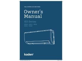 Owner's Manual - Kaden Wall Mounted Air Conditioner KS Series