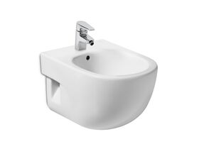 Meridian Wall Hung Bidet only 560mm 1 Taphole White