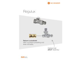 Specification Sheet - Heimeier Valve
