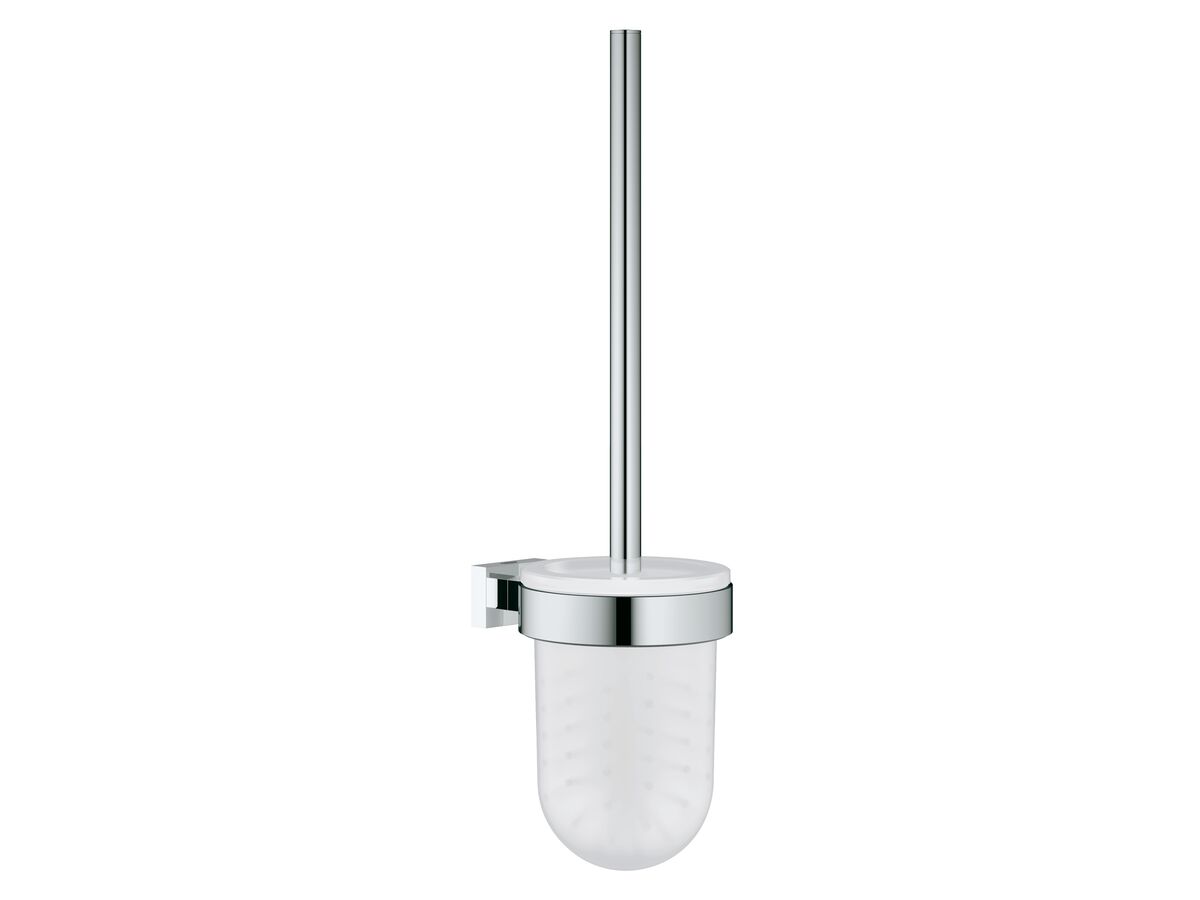 GROHE Essentials Cube Accessories Toilet Brush Set from Reece