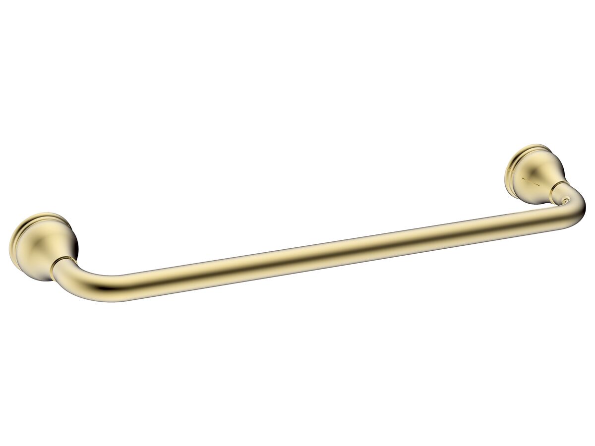 Milli Voir Single Towel Rail 750mm Brass Gold from Reece