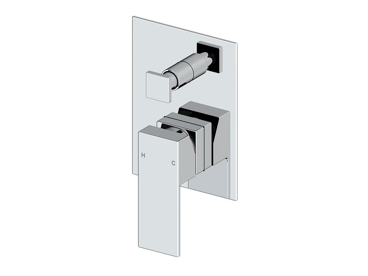 Mizu Bloc MK2 Shower Mixer Tap with Diverter Chrome from Reece