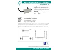 Specification Sheet - RBA Accessible Backrest Arms Black