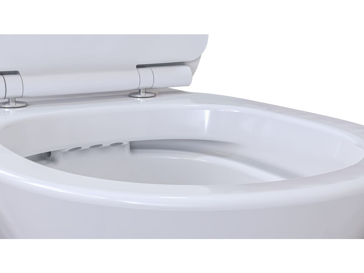 Roca Debba Rimless Close Coupled Back To Wall Bottom Inlet Toilet Suite