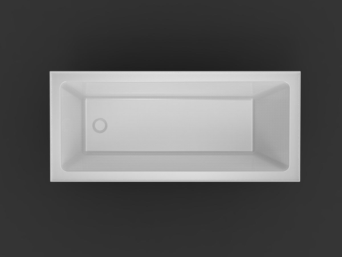 Base Acrylic Bath 1700 x 750 x 400mm White