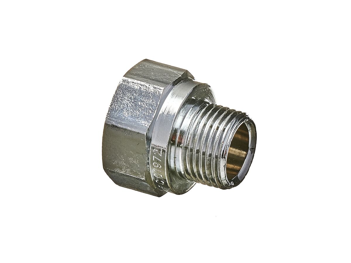 Chrome Plated Brass Male & Female Socket 20mm x 15mm from Reece