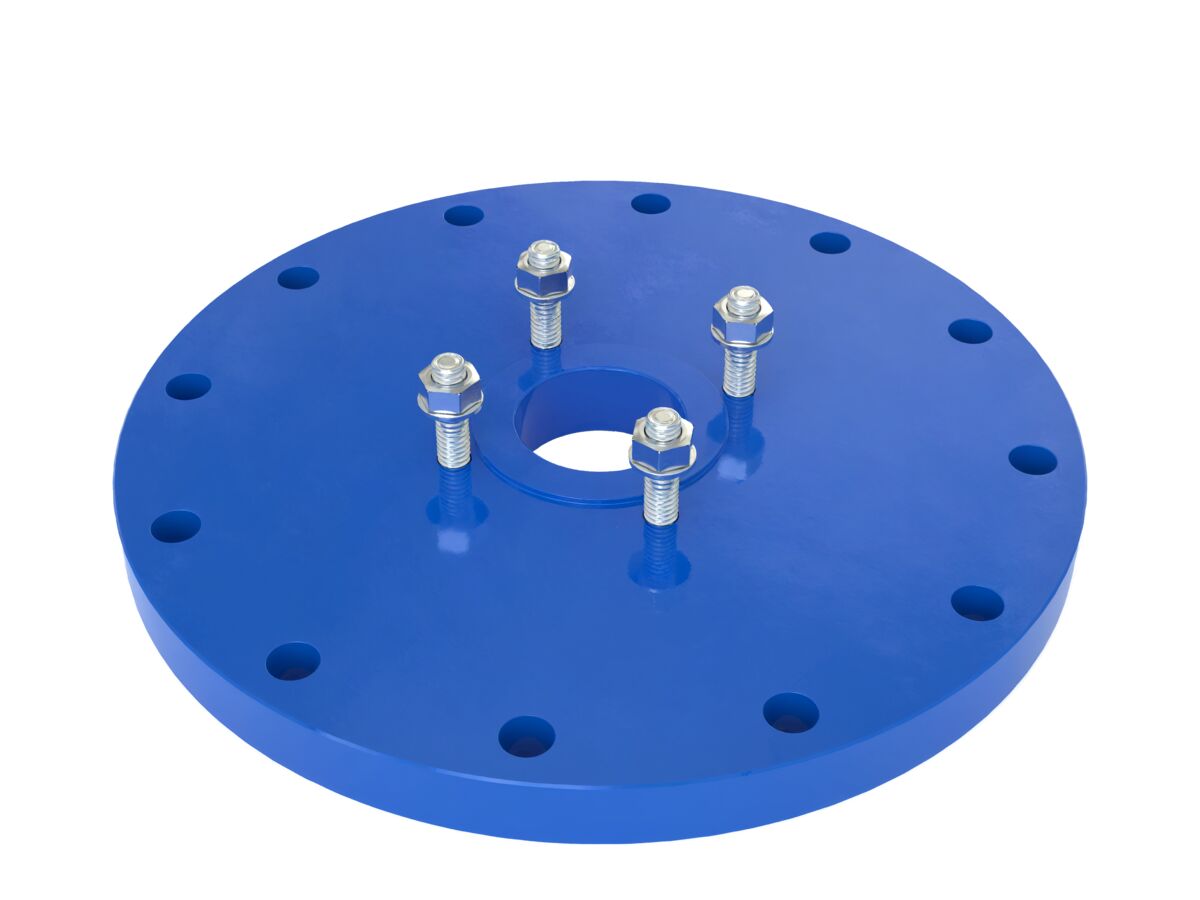 Dimax Mild Steel Offtake Flange PN16 B7 300mm x 80mm