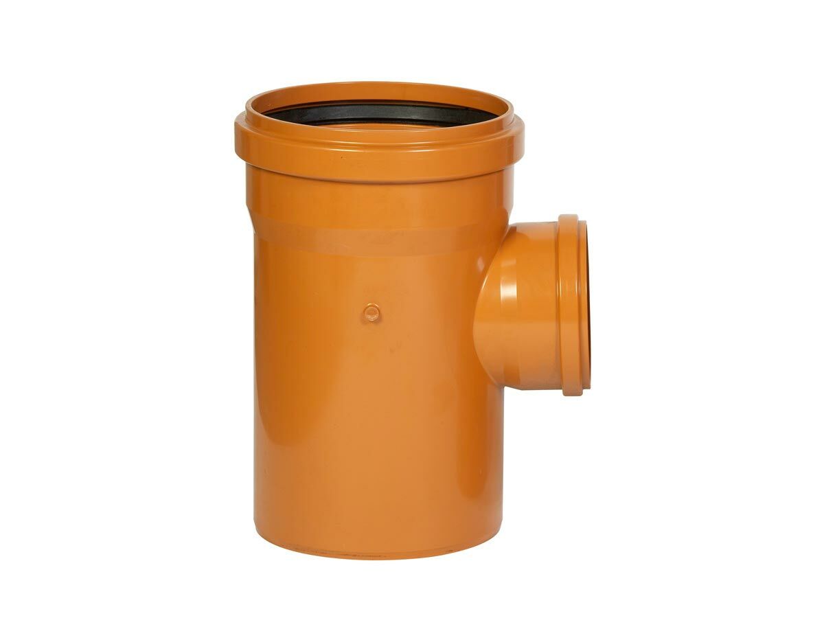 Sms PVC Drop Tee 225mm x 150mm from Reece