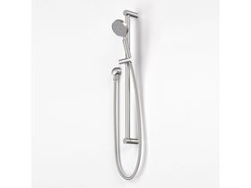 Caroma Titan 1 Function Rail Shower with Round Hand Piece Stainless Steel (3 Star)