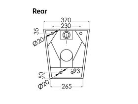 3Monkeez Wall Faced Pan S Trap Stainless Steel (3 Star)