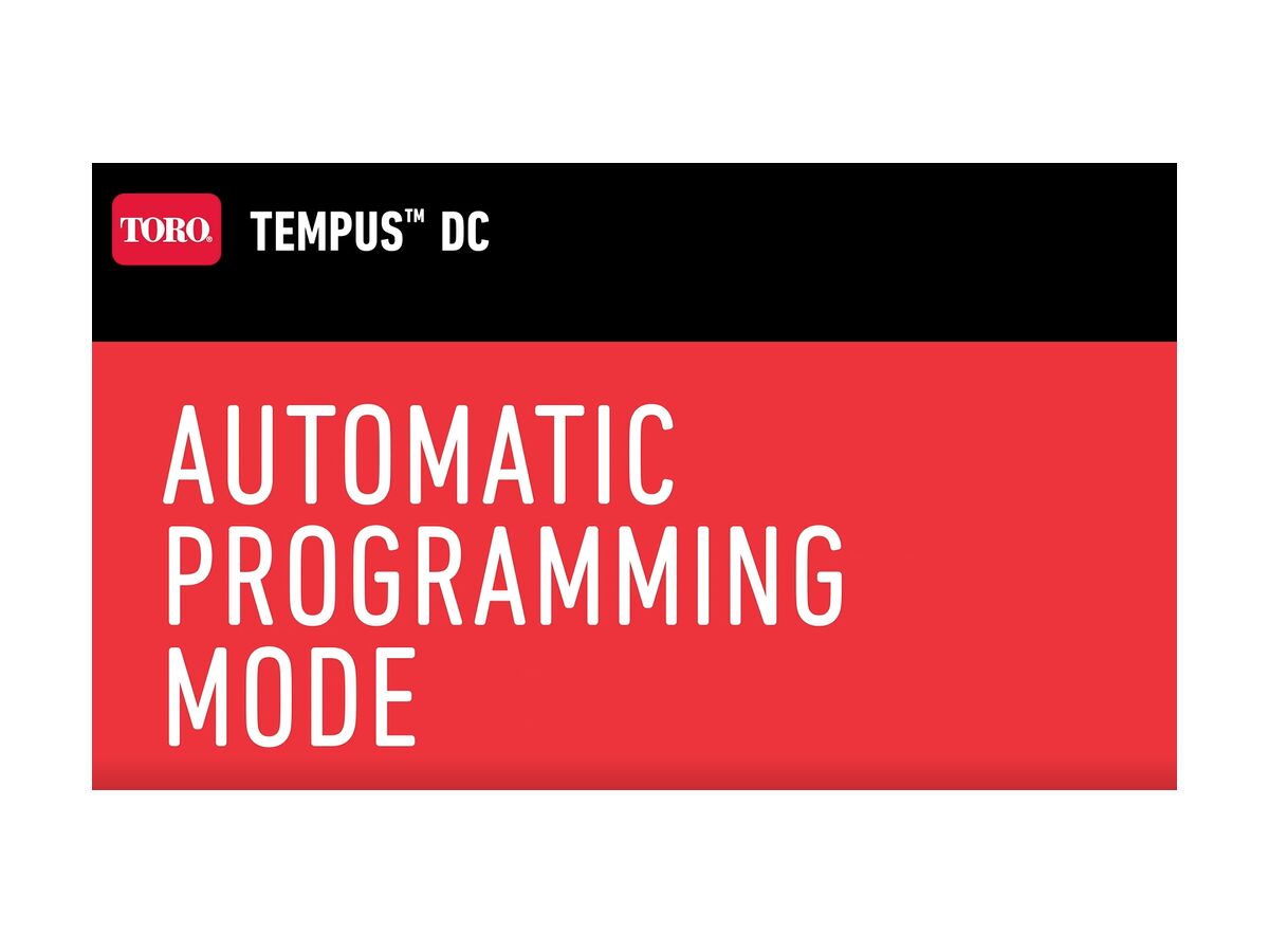 Automatic Programing Mode