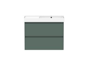 Roca Ona Vanity All Drawer Twin Right Hand Bowl 800mm Matte Green
