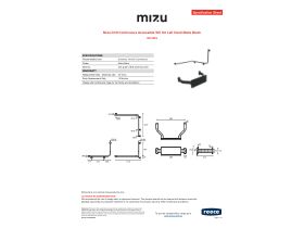 Specification Sheet - Mizu Drift Continuous Accessible WC Kit Left Hand Matte Black
