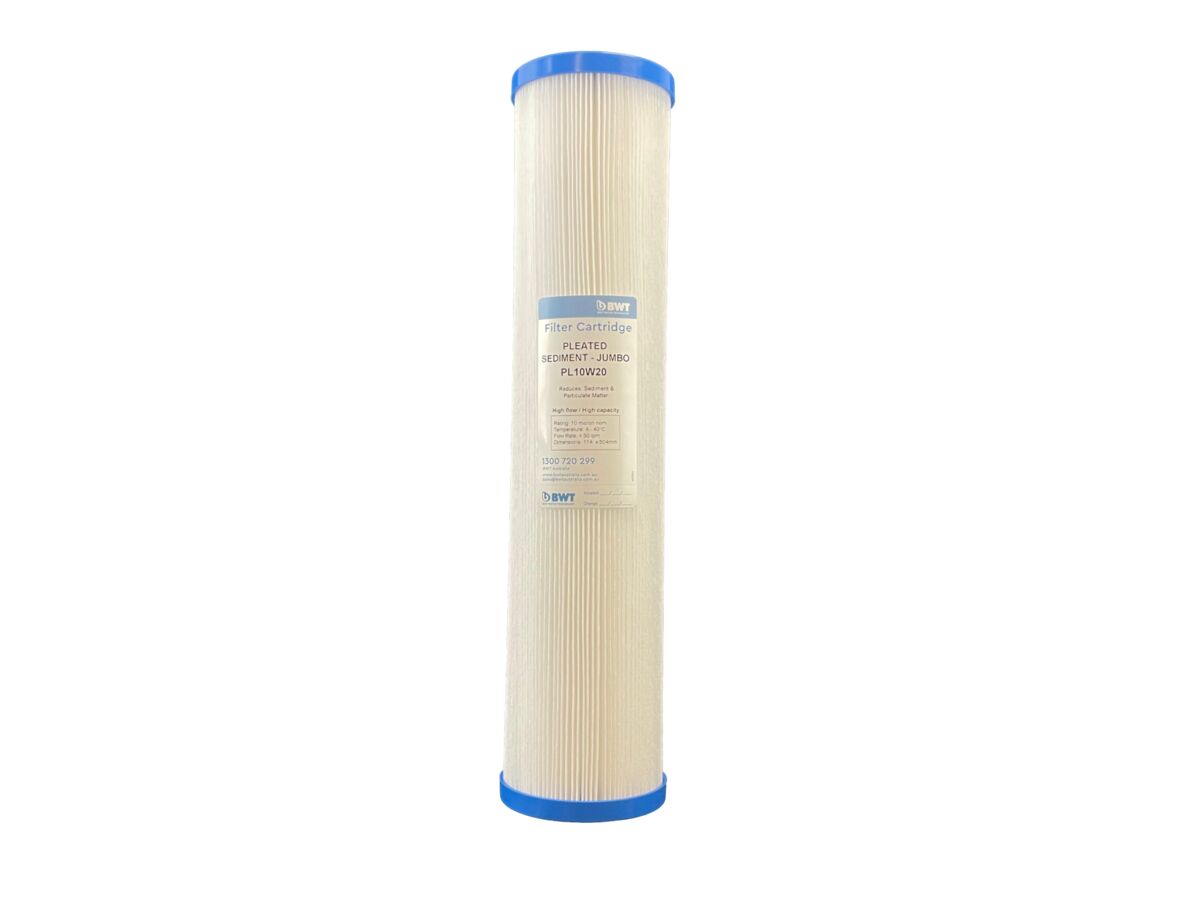 BWT Aus 20" Jumbo Pleated Sediment 10 Mic