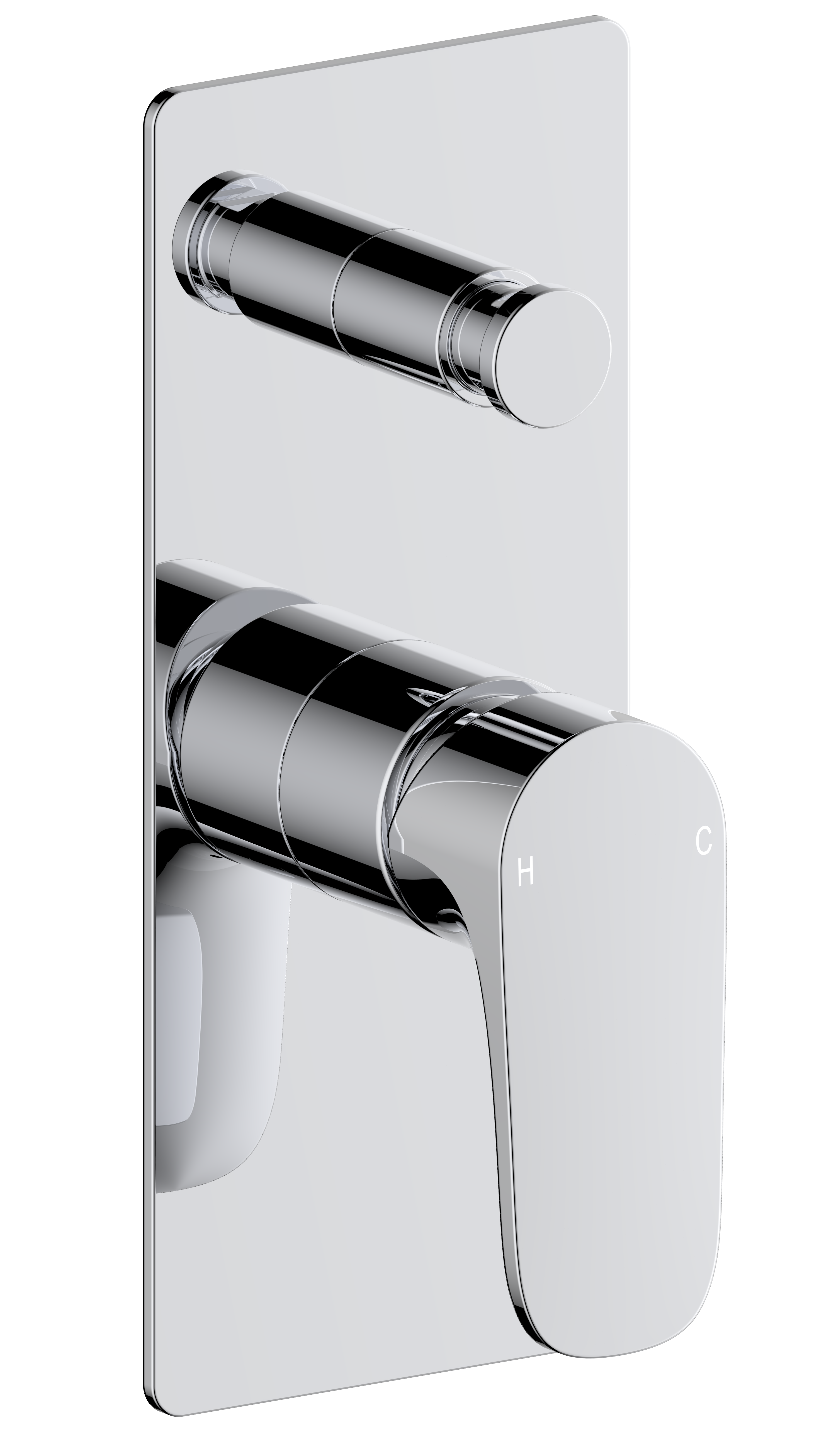 Mizu Silk Shower Mixer with Diverter Trimset Chrome from Reece