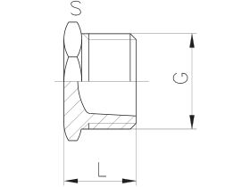 Schedule 80 PVC-U Plug