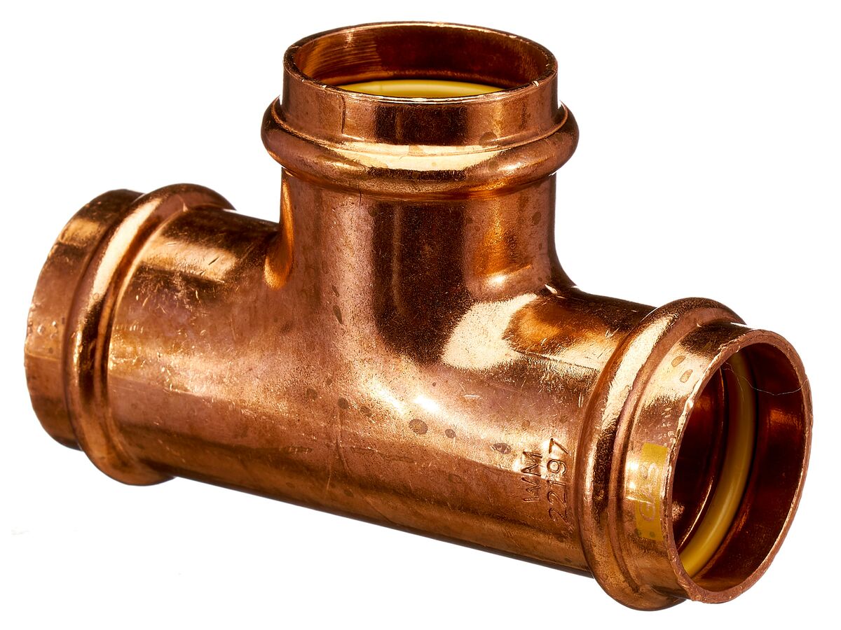 B Press Gas Equal Tee 32mm From Reece