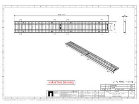 TRENCH GRATE AND FRAME : TGF15D2