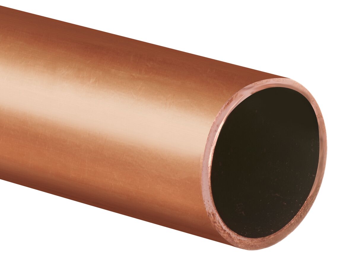 Kembla Hard Drawn Copper Tube 25mm x 1.22mm x 6mtr Plain Type B