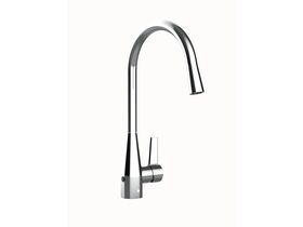 Memo Sia Sensor Gooseneck Sink Mixer Tap Dual Function Right Hand Lever Chrome (4 Star)