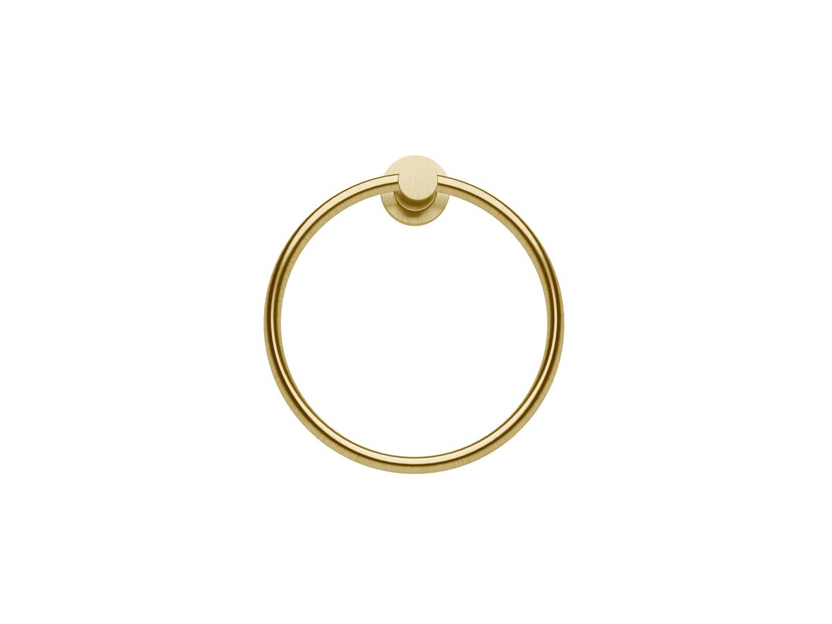 Scala Guest Towel Ring LUX PVD Brushed Pure Gold