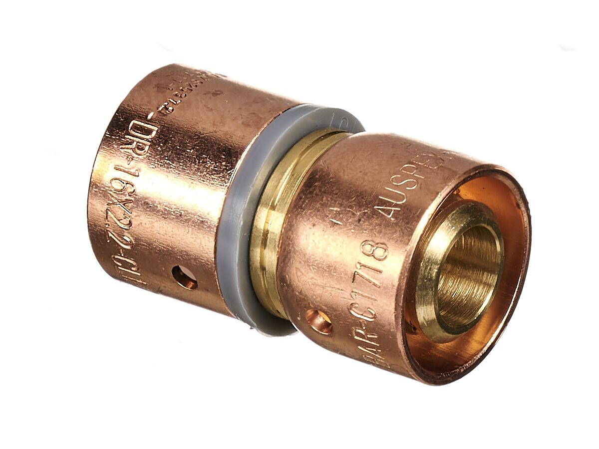 Auspex Polybutylene Pipe Adaptor 16mm x 18mm from Reece