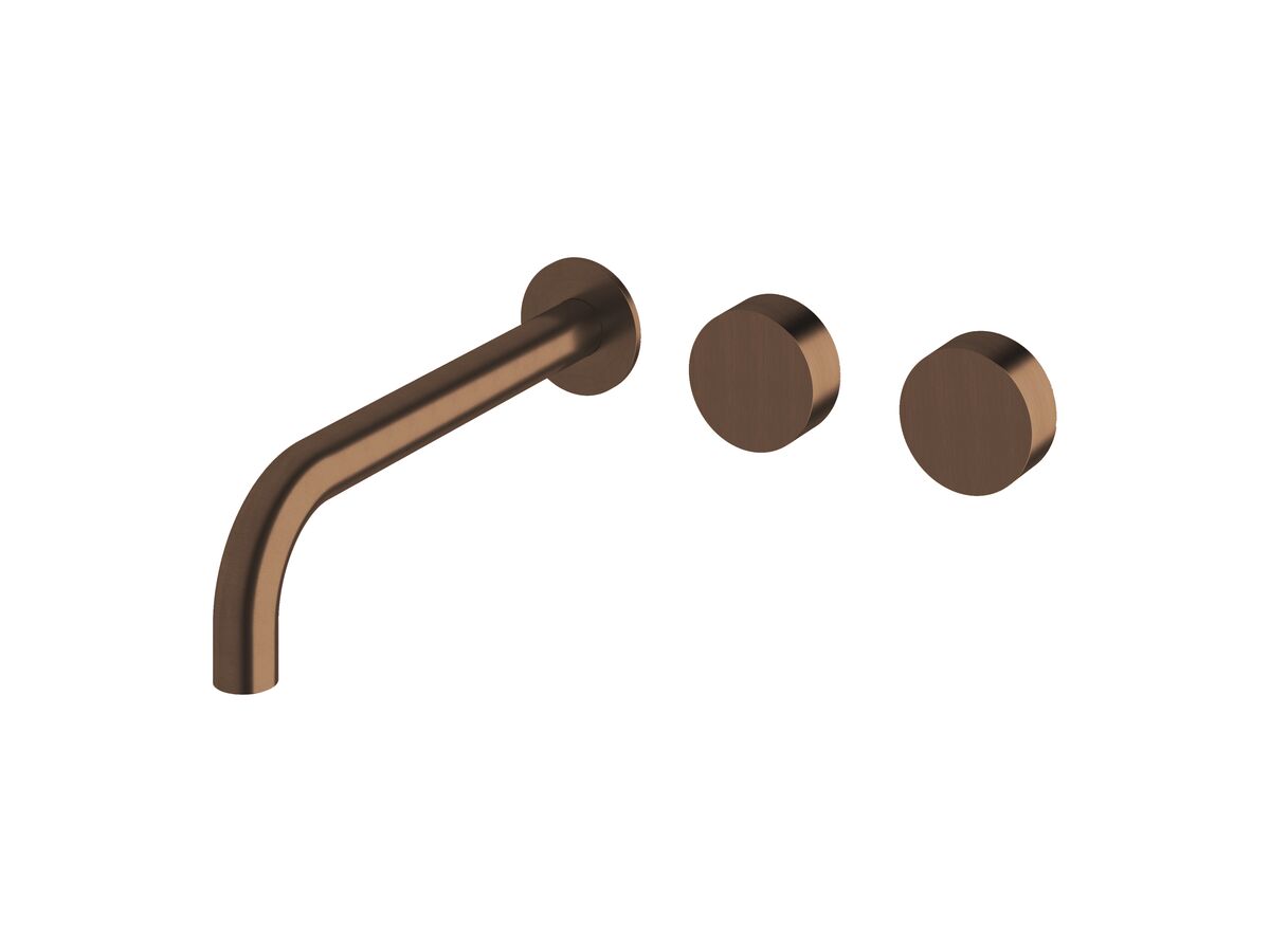 Milli Pure Wall Basin Hostess System 250mm PVD Brushed Bronze (3 Star)